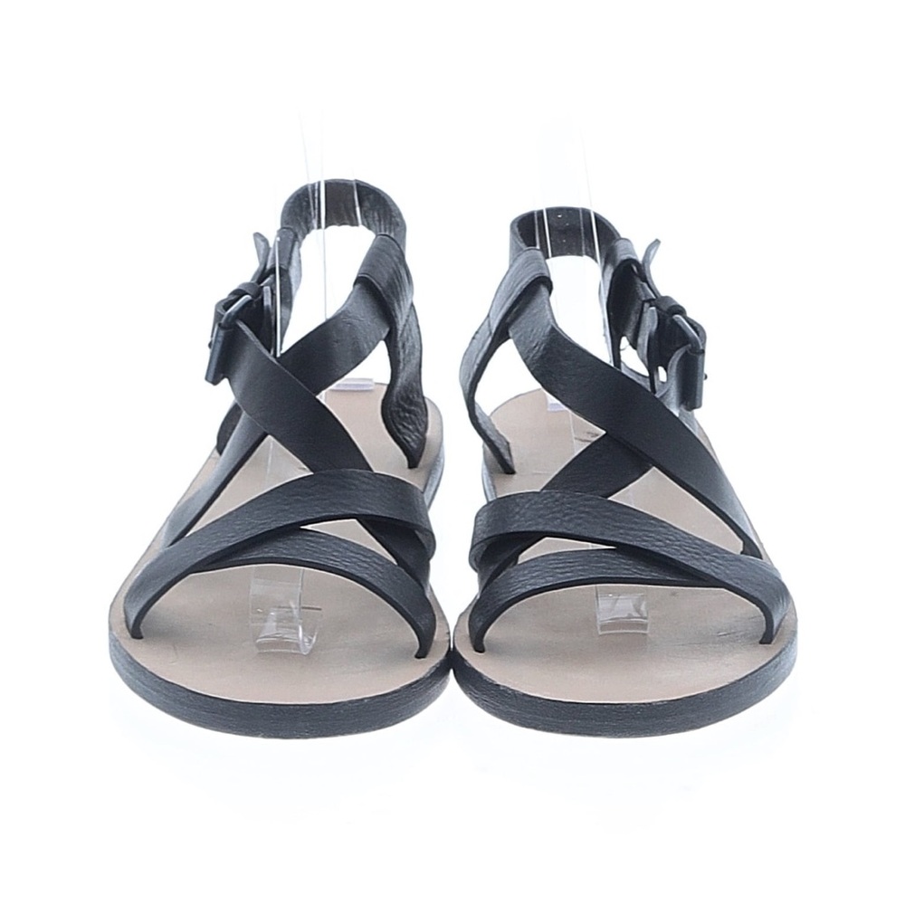 Marsell Women’s Black Strappy Flat Sandals - Classic Comfort - Picture 2 of 2
